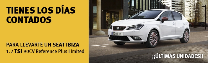 Llévate un SEAT IBIZA a un precio irrepetible.